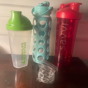 New water bottle trio